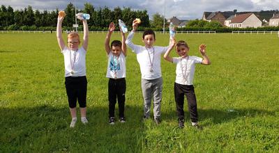 Cross scolaire au stade Berthelot à Givet