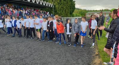 Cross scolaire au stade Berthelot à Givet