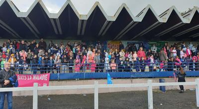 Cross scolaire au stade Berthelot à Givet