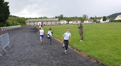 Cross scolaire au stade Berthelot à Givet