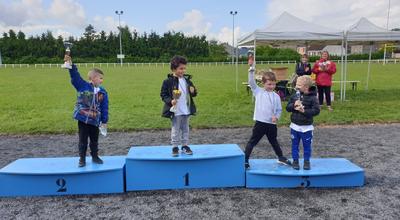 Cross scolaire au stade Berthelot à Givet